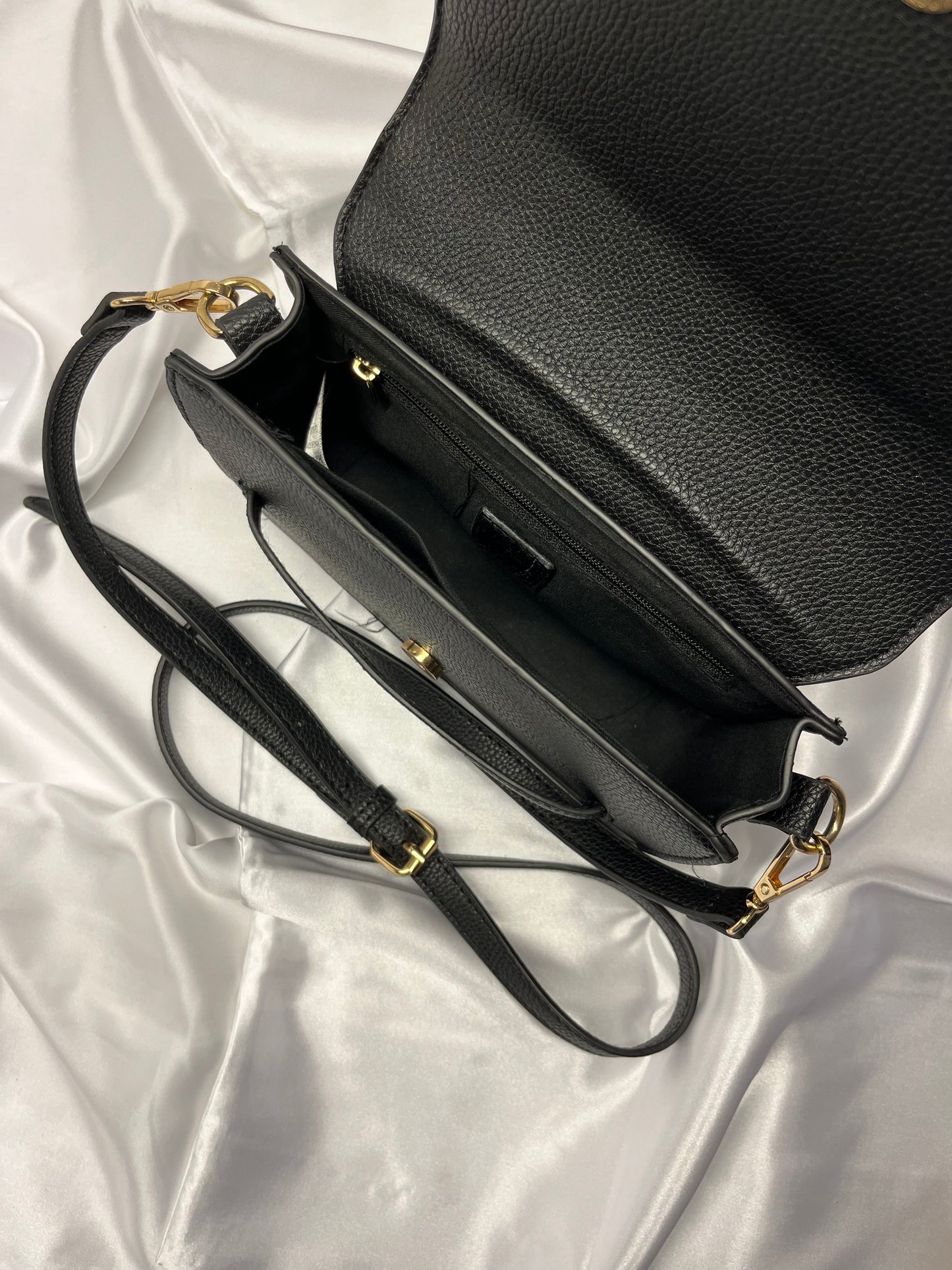 Leather Handbag Black